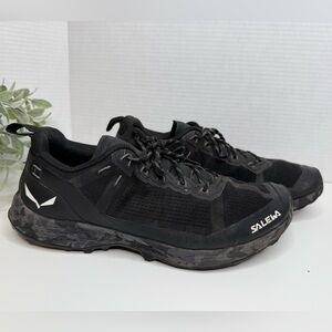 Salewa Pedroc Air Shoe in Black Camo Women's Size 8 Gorpcore Outdoor Hiking Trip